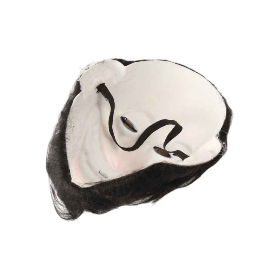 Black Ghost Face Mask | Festvista