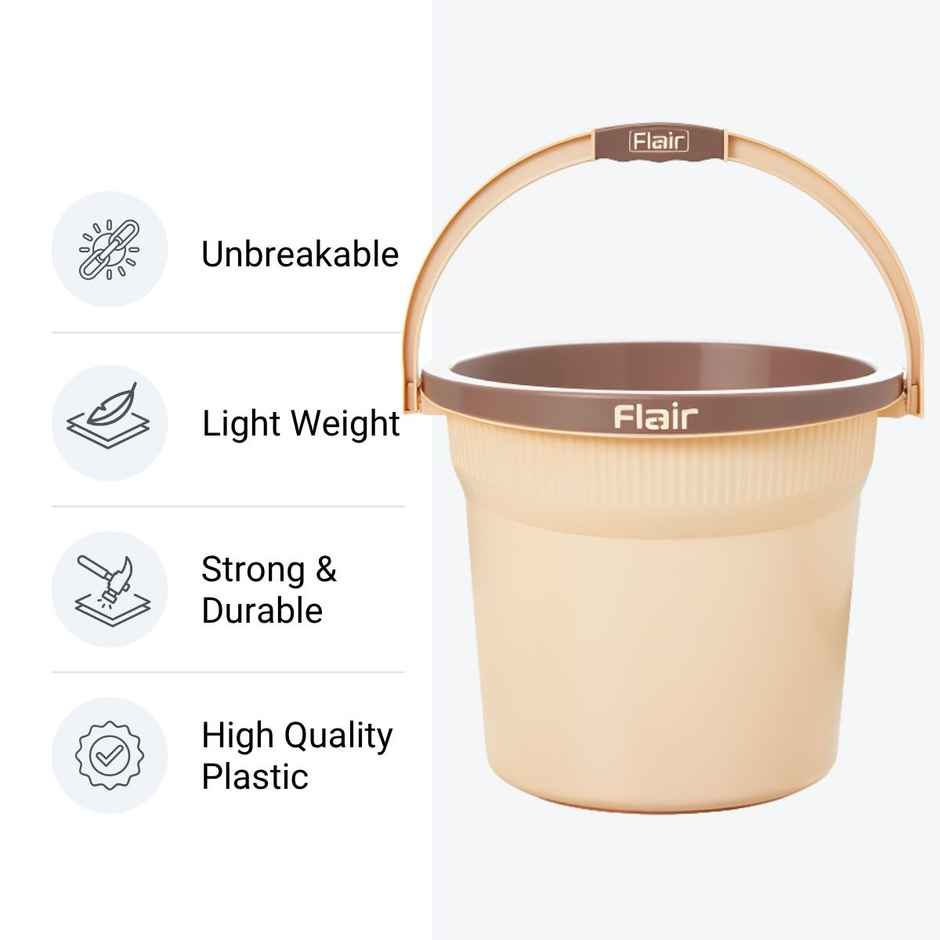 Flair Estella Home Bucket | 8 L | Beige
