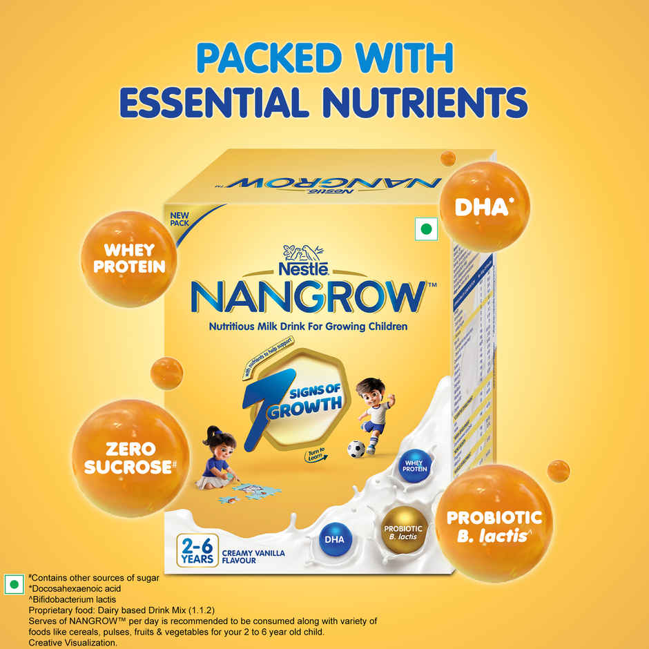 Nestle Nangrow Nutritious Milk drink for growing children | 2-6 Years