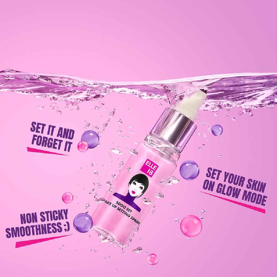 Elle 18 SOOO Set Setting Spray | Long-Lasting, Hydrating & Non-Sticky Makeup Fixer