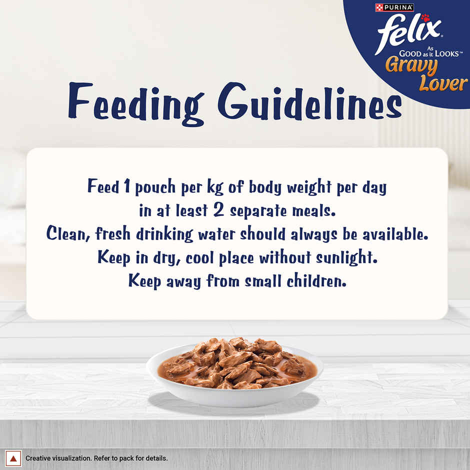 Purina Felix Gravy Lover, Meaty Chicken Chunks