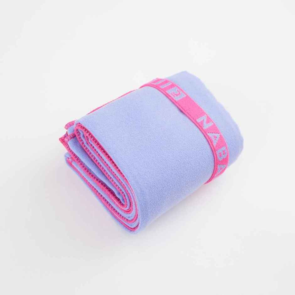 Decathlon Nabaiji Microfibre Quickdry Pool Towel | 210 GSM | Light Purple | 60 x 80 cm
