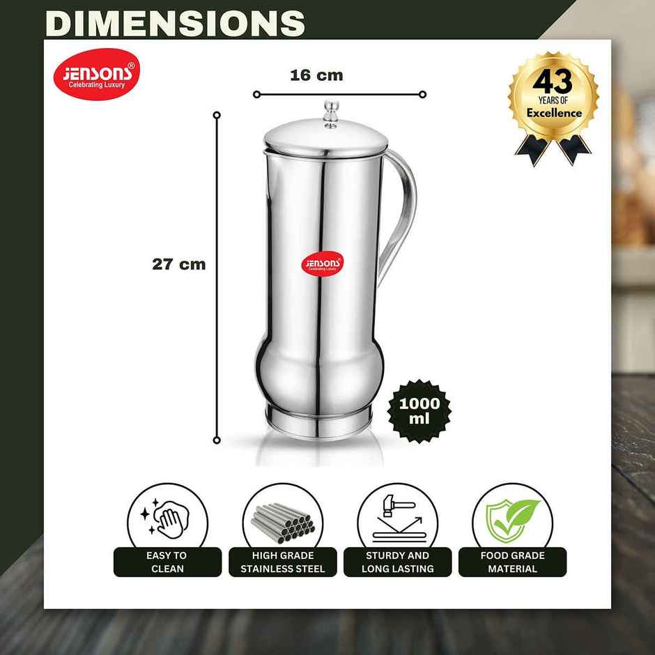 Jensons Stainless Steel Belly Jug