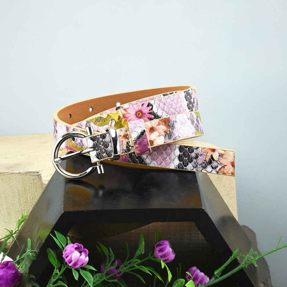 Buckleup Women's Belt | Model-Bublt2161 | Multicolour