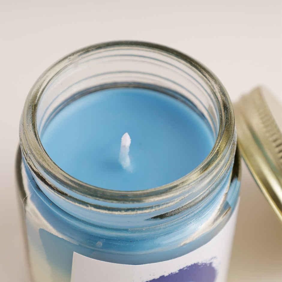 Happy Mail Blue Evil Eye Candle