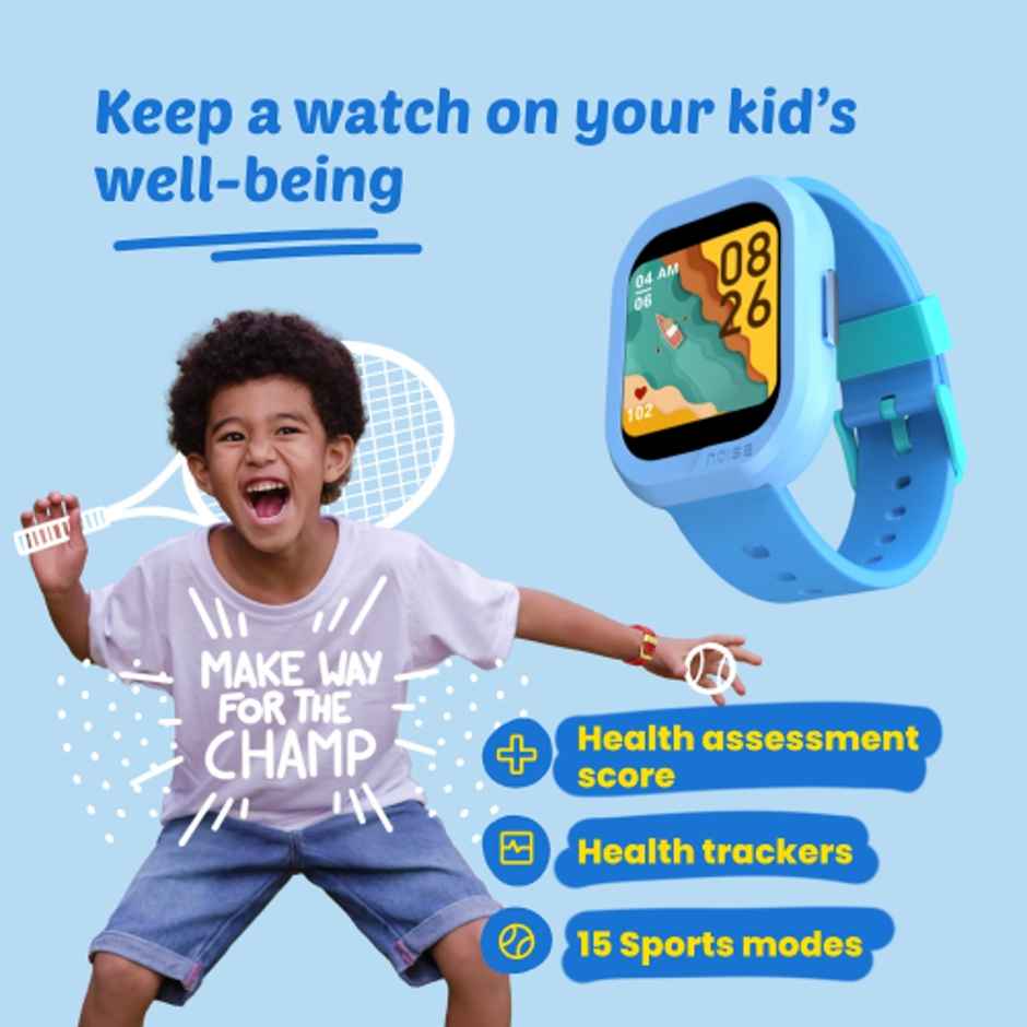 Noise Champ 2 Smartwatch | Frozen Blue