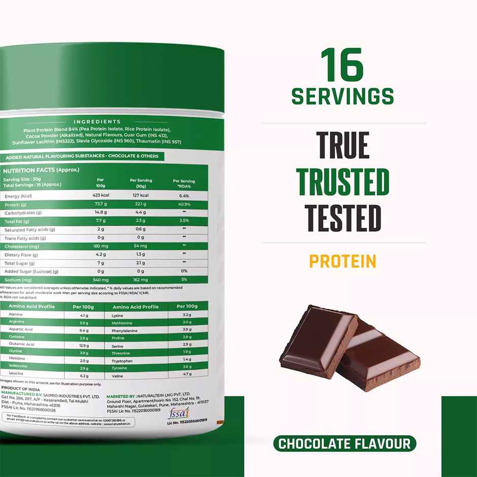 NATURALTEIN Vegan Protein Chocolate