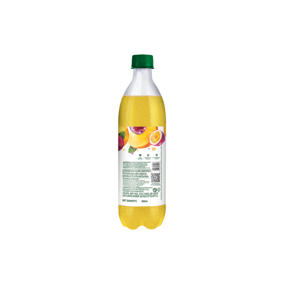 Paper Boat Zero Sugar Mango Passion Sparkling Water, Sugar Free Cold Drink