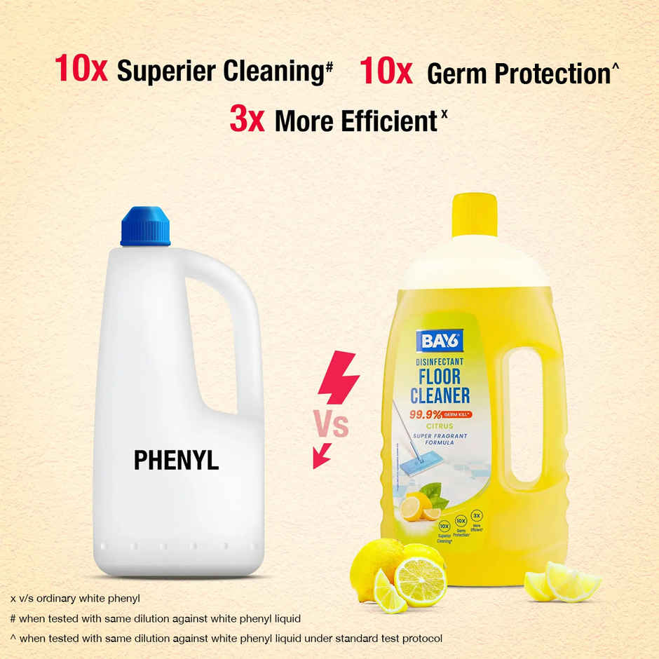 BAY6 Floor Cleaner Super Fragrant Citrus