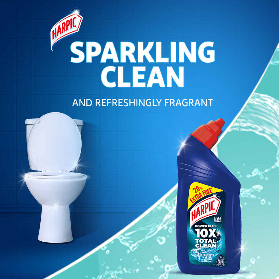Harpic Toilet Cleaner Liquid | Marine