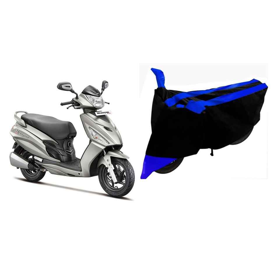 Sheen SBCBLUE17 Waterproof Two Wheeler Cover for Hero (Maestro Edge, Black, Blue)