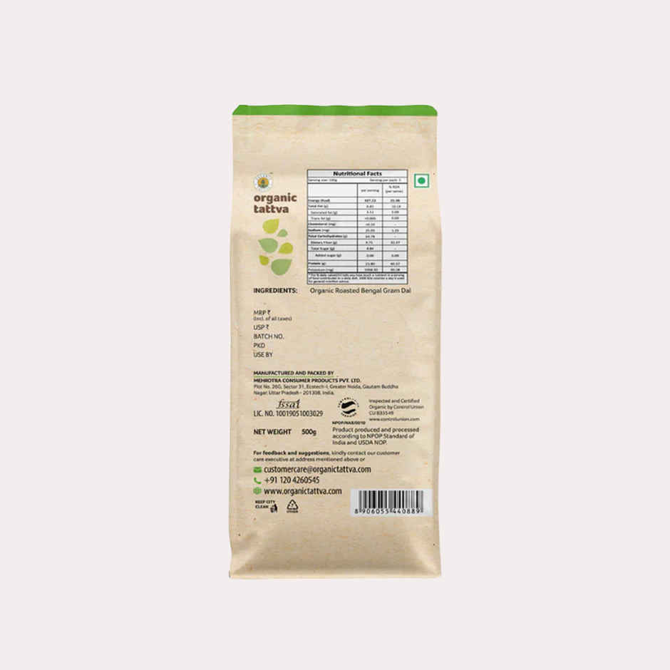 Organic Tattva Roasted Chana Dal