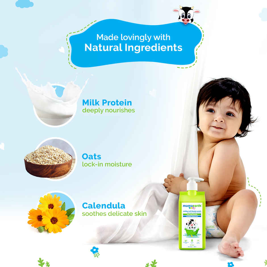Mamaearth Milky Soft Body Wash For Babies