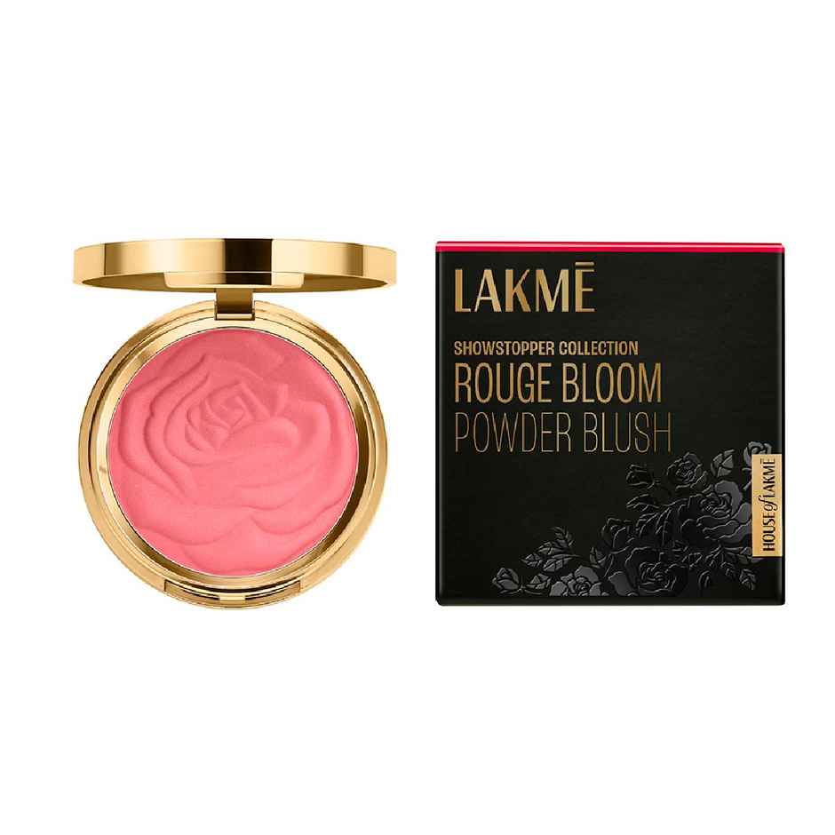Lakme Showstopper Collection Rouge Bloom Powder Blush Pink Blossom