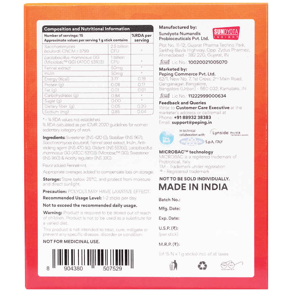 Peping Better Gut Sachets