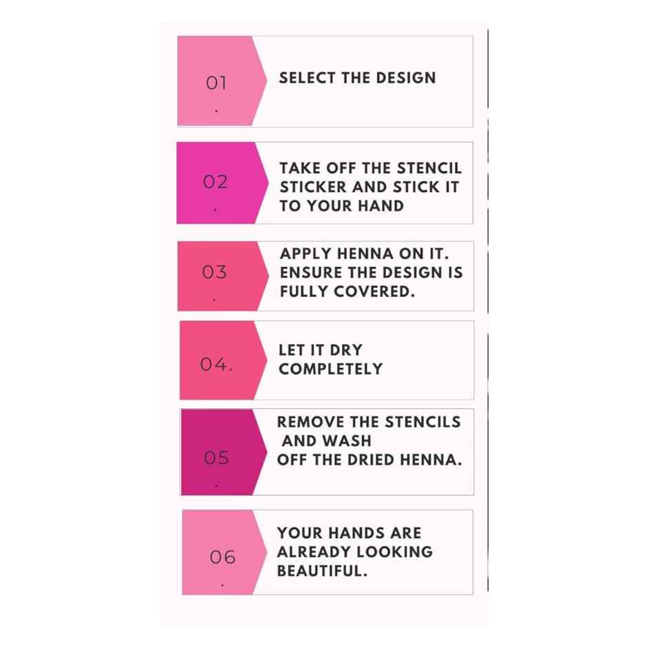 Mehendi Stencil | Assorted Design