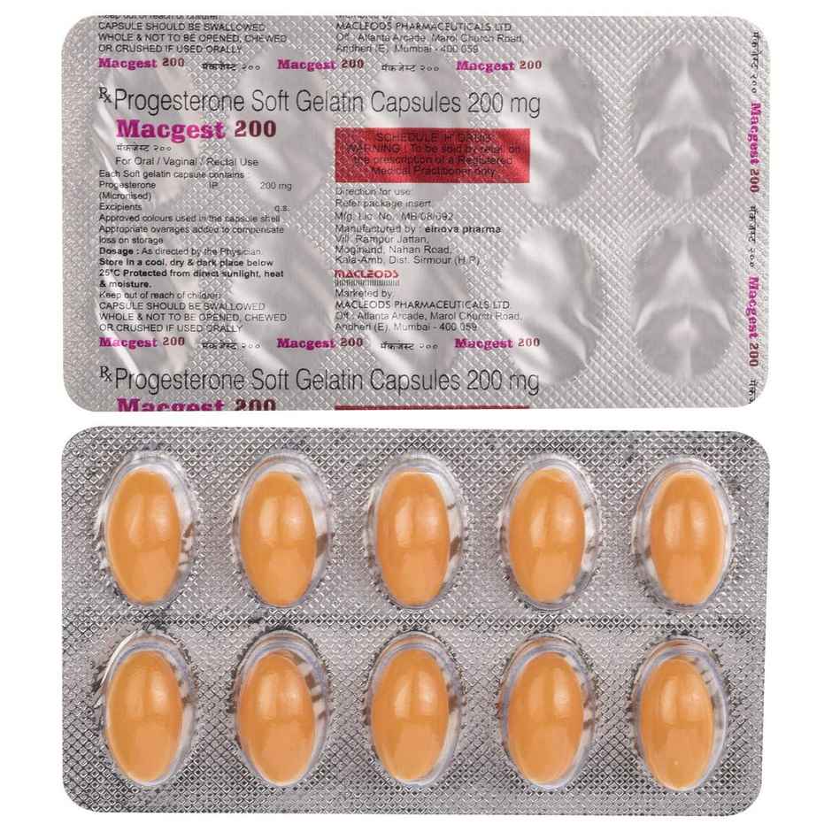 Macgest 200 Soft Gelatin Capsule