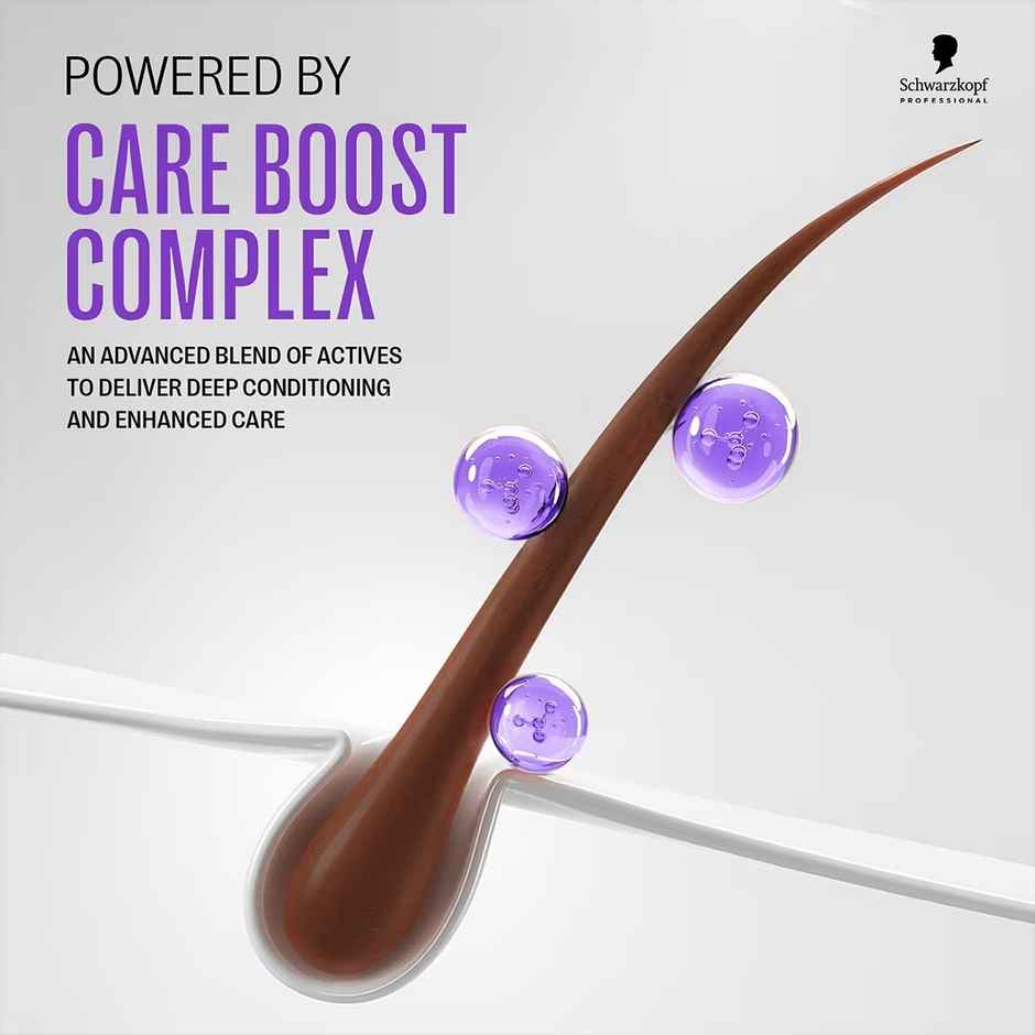 Schwarzkopf Professional Bonacure Frizz Away Shampoo With Babassu Oil,With Vegan Keratin