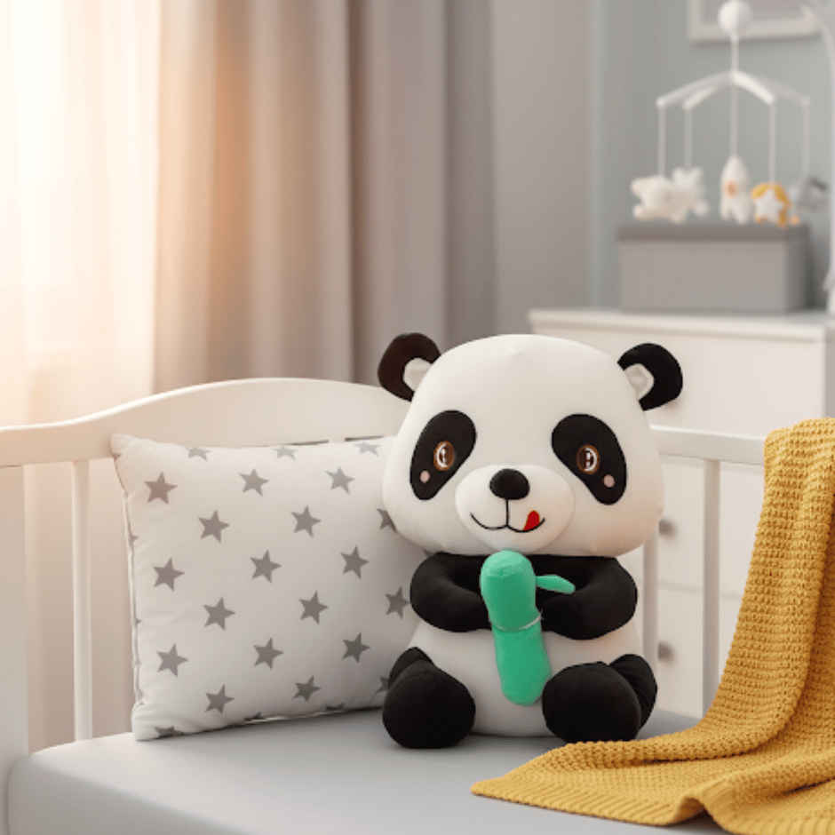 Toytales Panda | Teddy Bear | Soft Toy | Plushie | Birthday Gift| Baby Soft Toys | Black