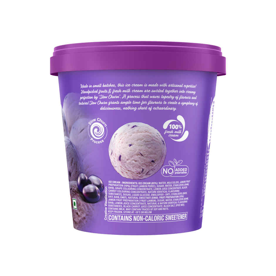 Slow Churn Jamun Ice Cream Tub