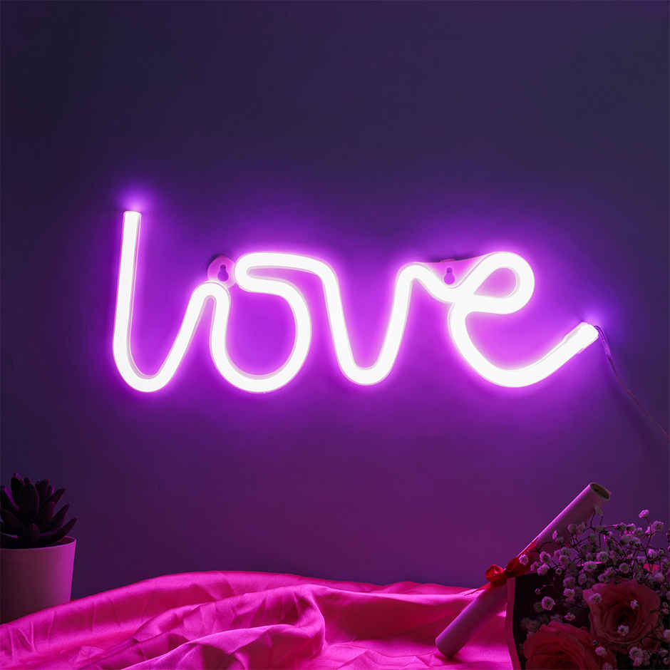 Oye Happy Love Neon Light