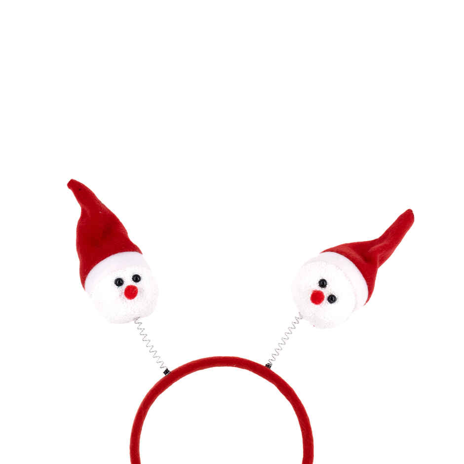 Christmas Snowman With Red Cap Hairband Assorted | Gullak