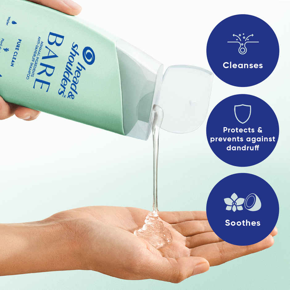 Head & Shoulders BARE Pure clean Anti Dandruff Shampoo