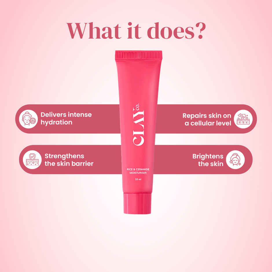 ClayCo. Hydrating Rice & Ceramide Moisturiser with Exosomes