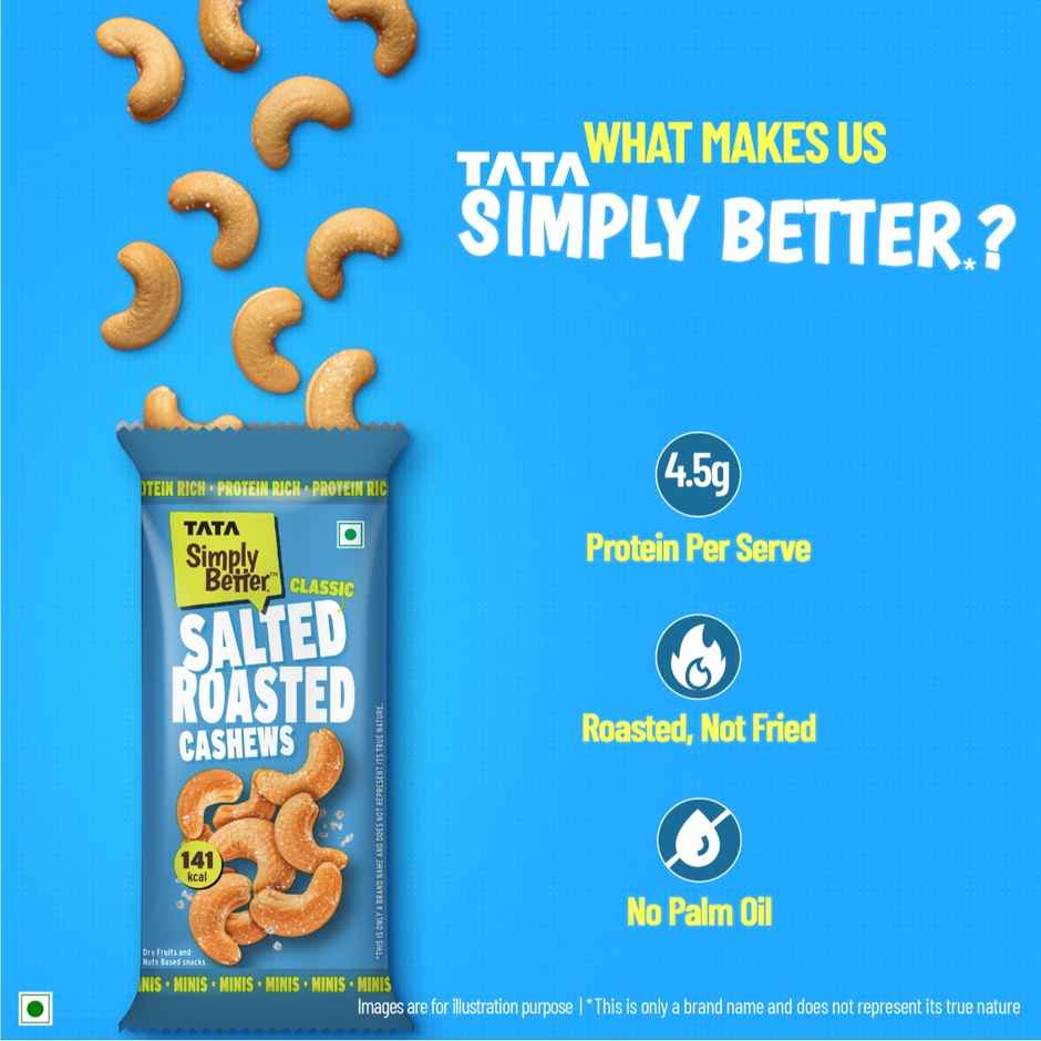 Tata Simply Better Classic Salted Roasted Cashews