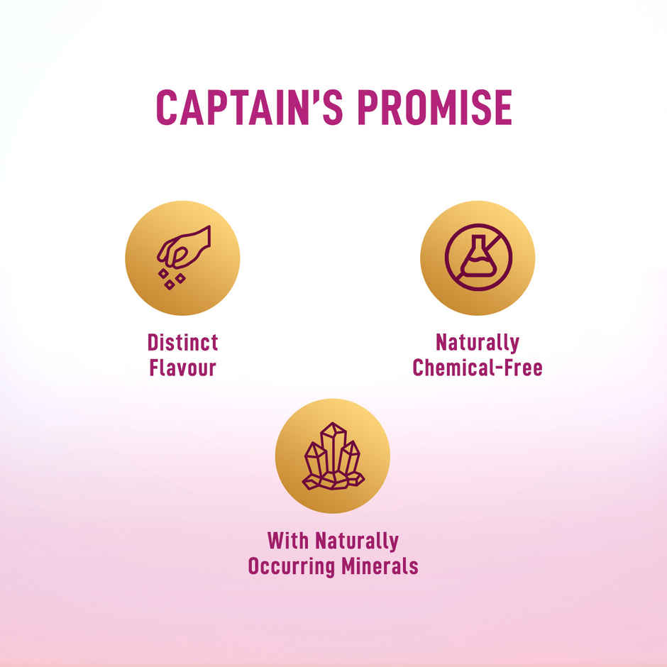 Captain Cook Pink Rock Salt | Premium Iodised Sendha Namak | Himalayan Pink Salt