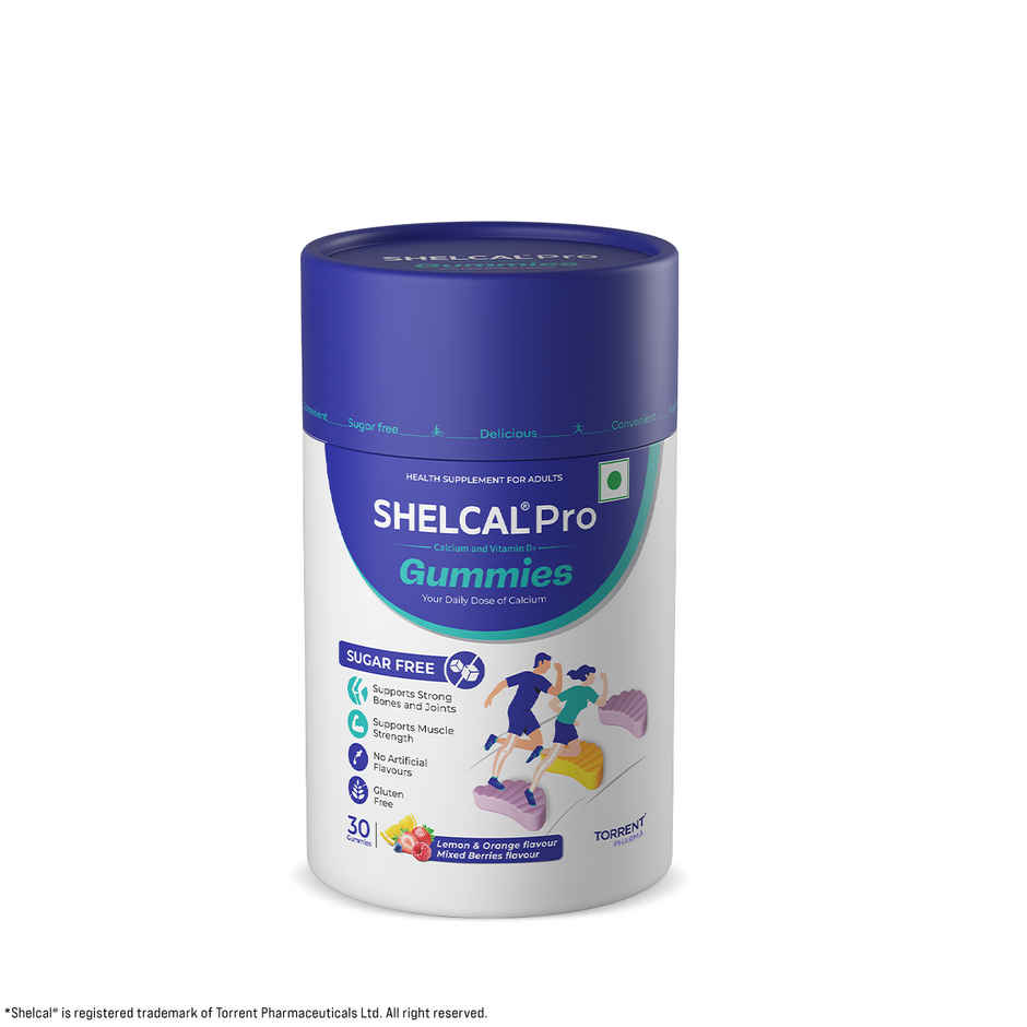 Torrent Shelcal Pro Gummies with Calcium & Vitamin D3