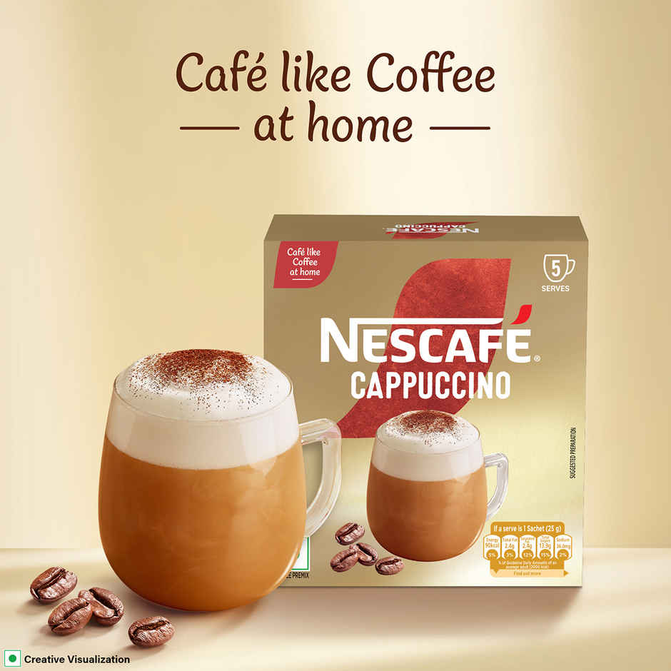 Nescafe Cappuccino Coffee Premix Sachets