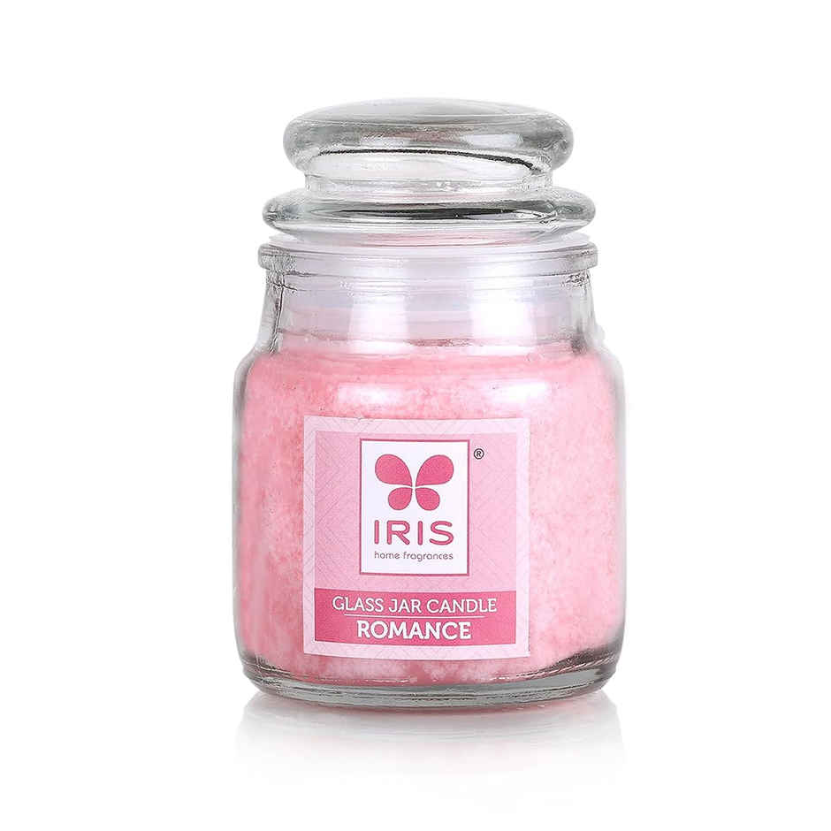IRIS Romance Scented Glass Jar Candle