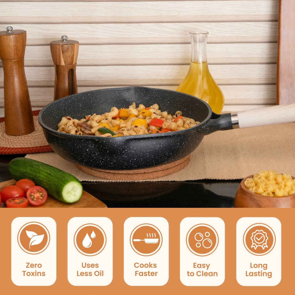 Carote Frying Pan 24cm Granite Black