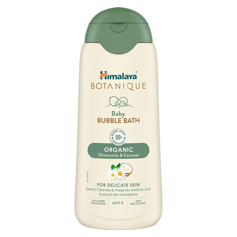 Himalaya Botanique Baby Bubble Bath | Organic | No Tears | Preserves Moisture | Hypoallergenic