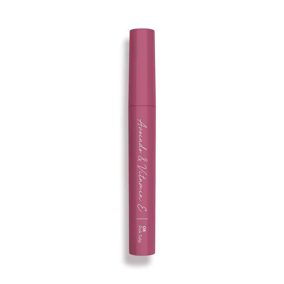 Mamaearth Moisture Matte Longstay Lipstick With Avocado Oil & Vitamin E - Pink Tulip