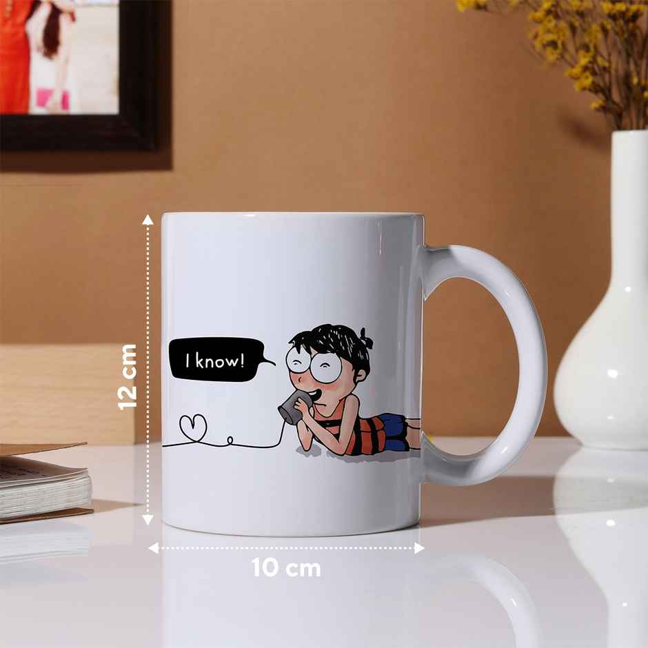 Oye Happy Cute Couple Mugs | Set of 2