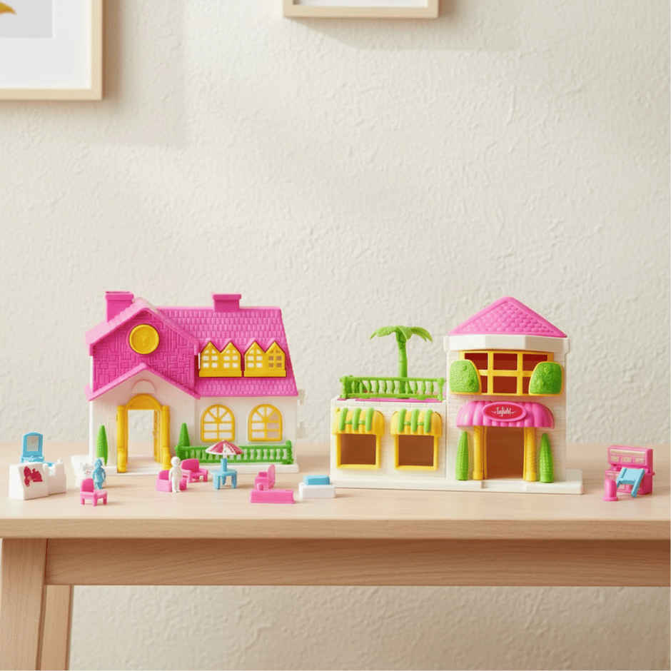Toytales Funny Doll House Small | Play Set Toys | Gift For Girls | Birthday Gift