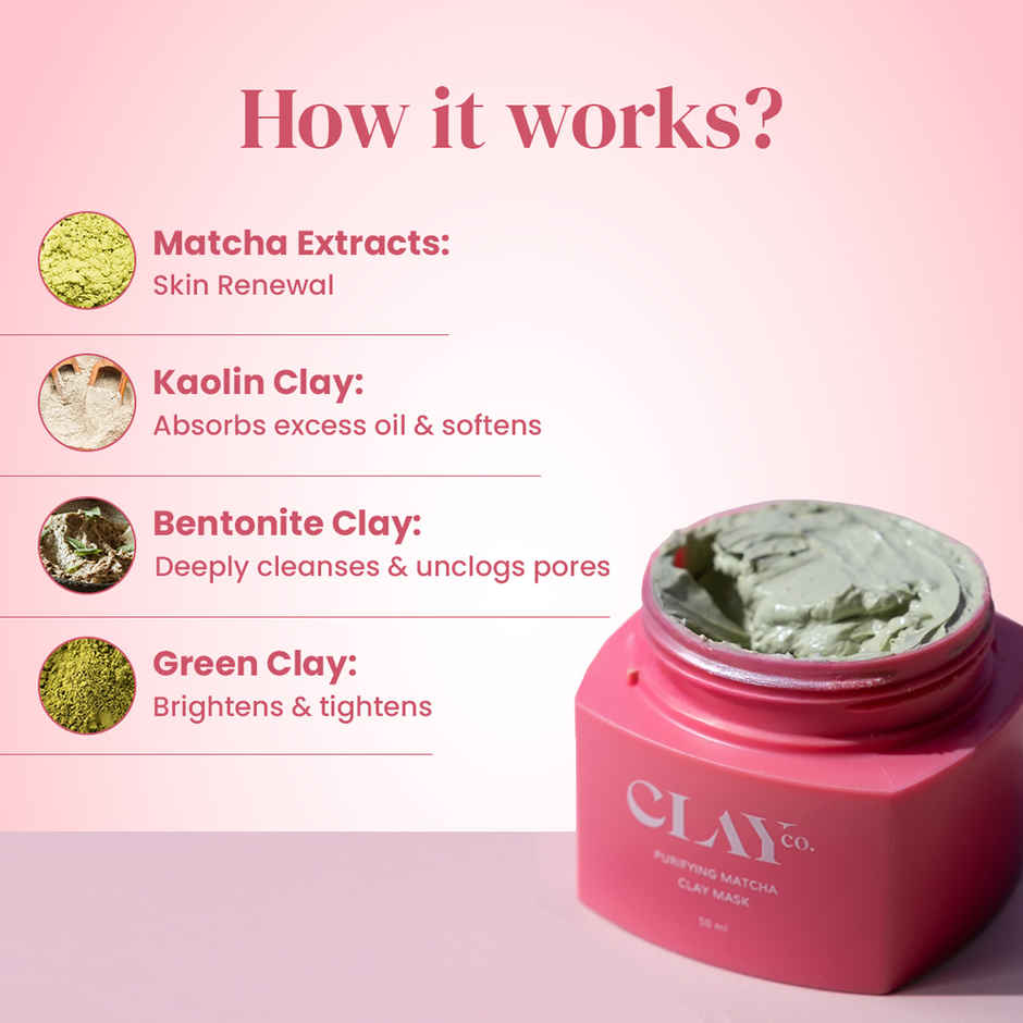 Clayco Purifying Matcha Clay Mask