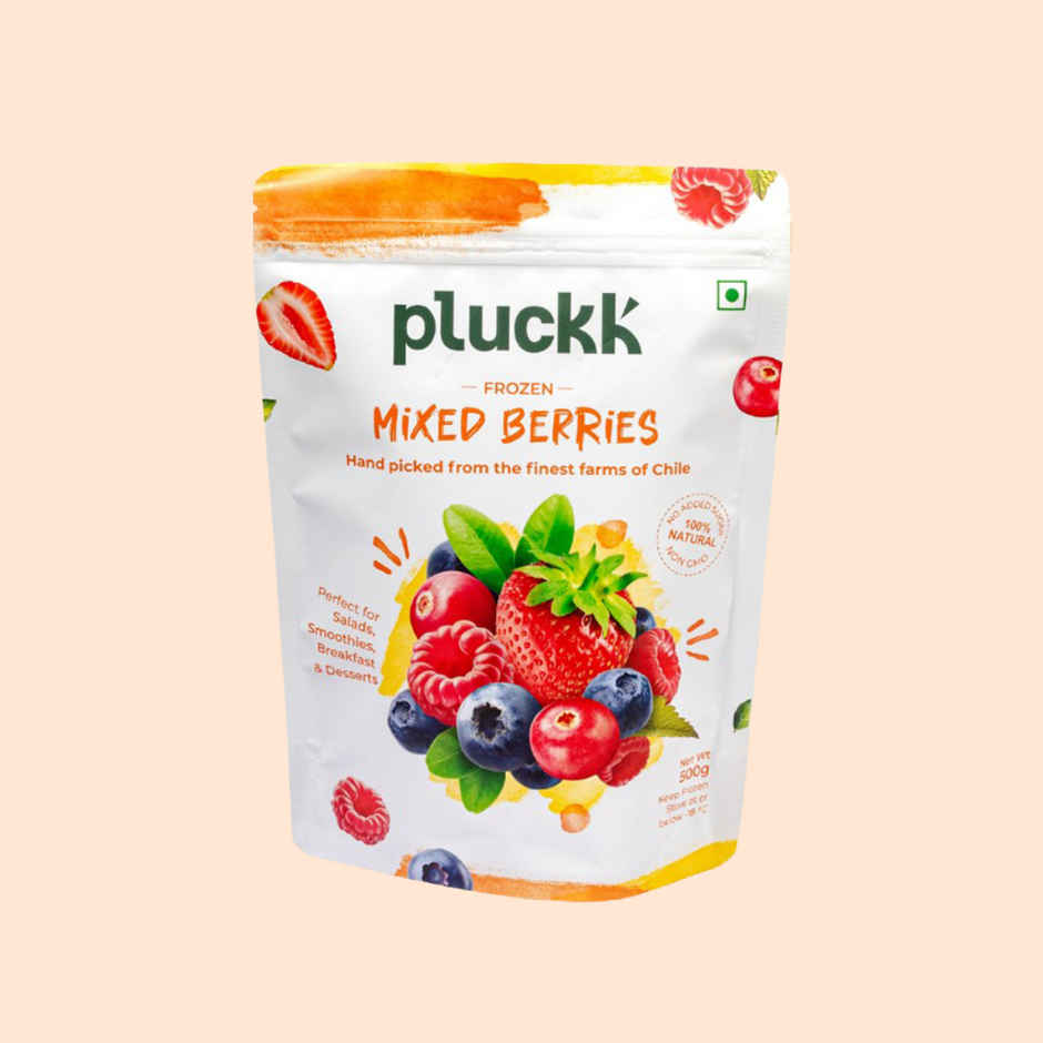Pluckk Fresh Frozen Imported Mixed Berries Natural | Non-Gmo | Rich In Antioxidants And Vitamin C