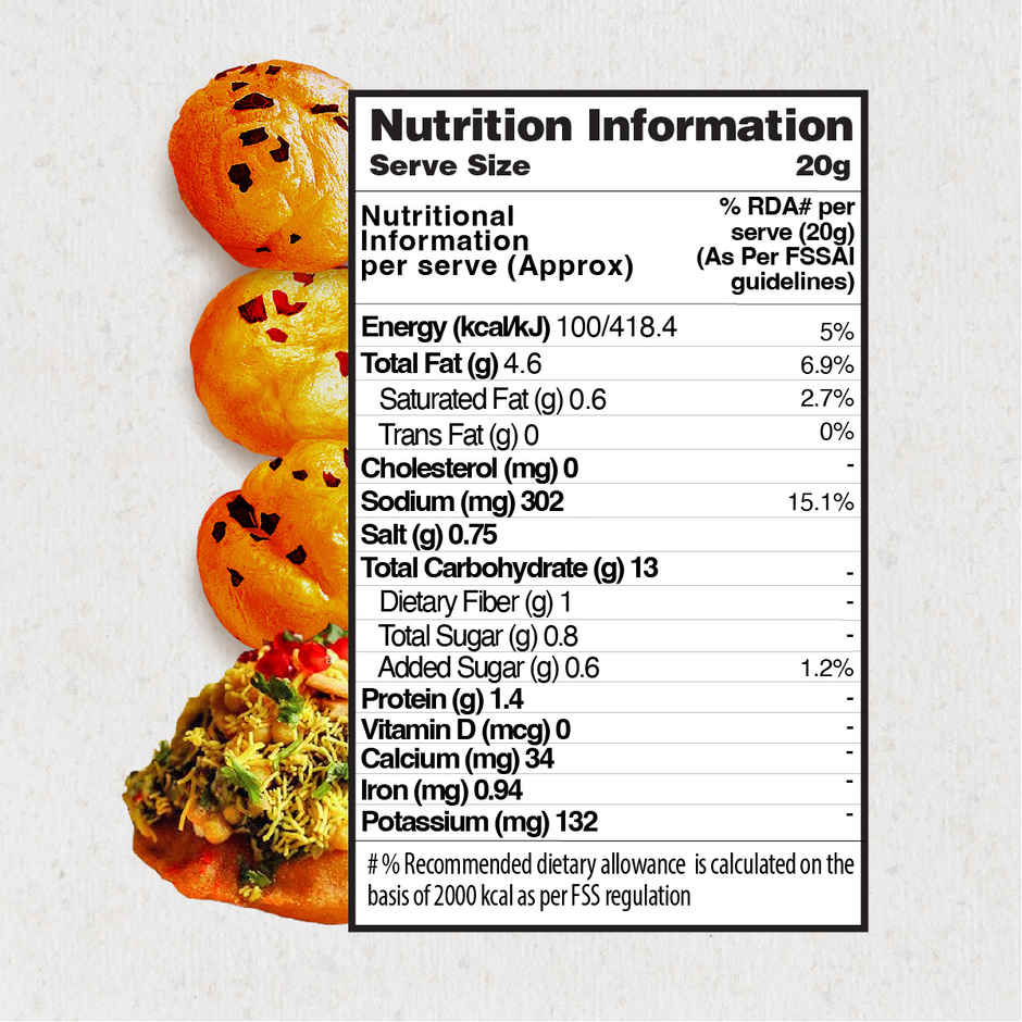 MOM Roasted Makhana Desi Chaat Combo