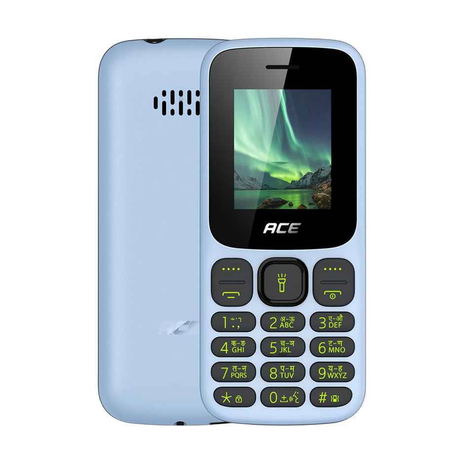 itel Ace 3 Shine Keypad Mobile | 1.8" Display | 1000 mAh Battery | City Blue