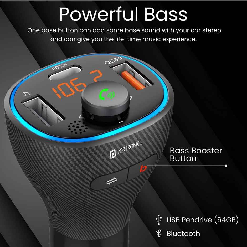 Portronics Auto 15 Smart Audio Connector