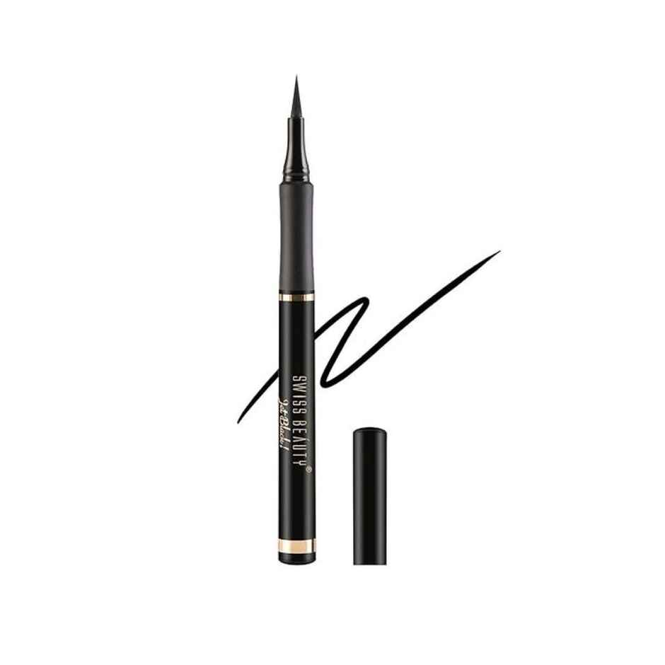 Swiss Beauty Bold Felt Tip Eyeliner | Jet Black