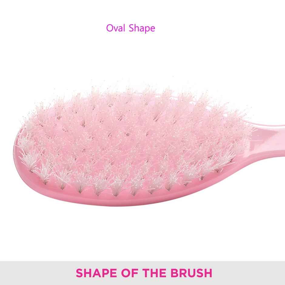 VEGA Baby Hair Brush and Comb Set with Natural Bristles for Baby Hair Grooming | 9959 | Assorted