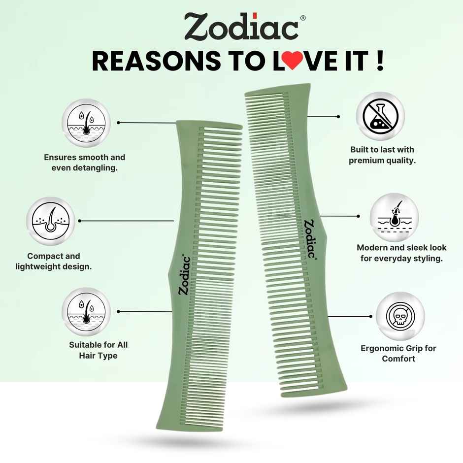 Zodiac King Comb | Green