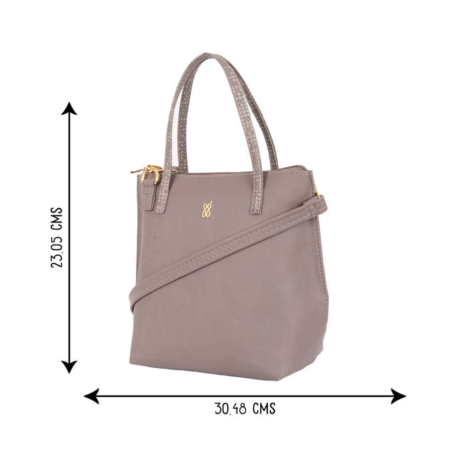 Baggit Women Kinal 3t5 Tote Bag | Lilac Chalk