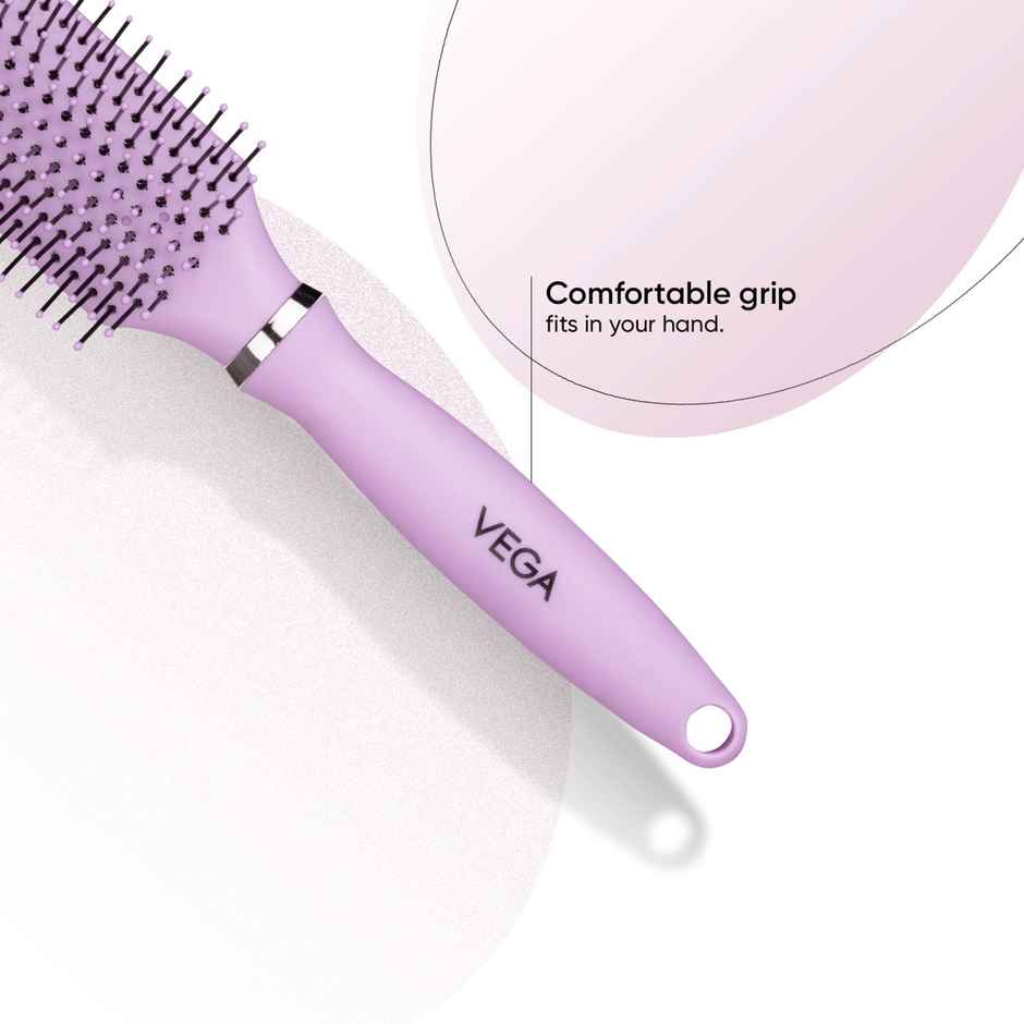 VEGA Flat Hair Brush For Men And Women| Reduces Snags | Detangle And Tangles | E32Fb