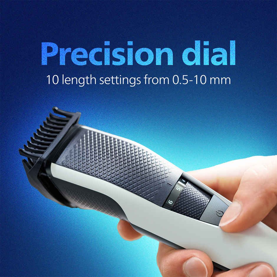 Philips Skin Friendly Cordless Beard & Moustache Trimmer for Men | 10 Length Settings | BT3101/15