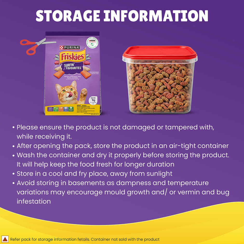 Purina Friskies Surfin | Cat Food - Mackerel Tuna Salmon & Sardine Flavours